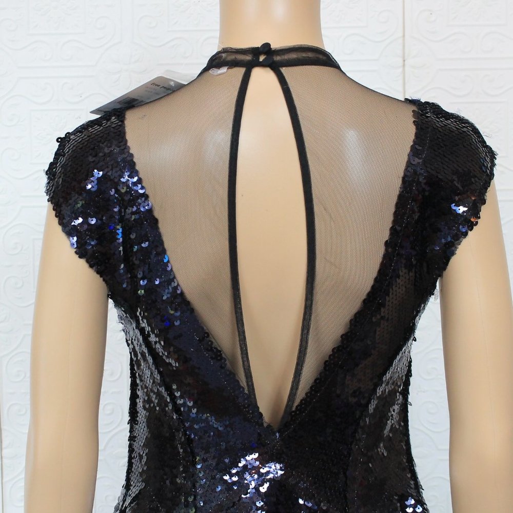 Free People Dance Til Dawn Sequin Skater Dress - Picture 10 of 11